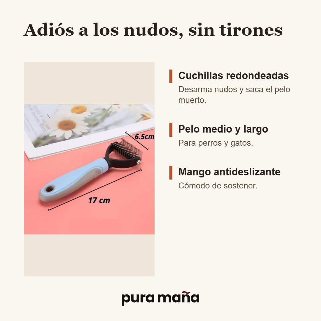 Beneficios del cepillo desenredante