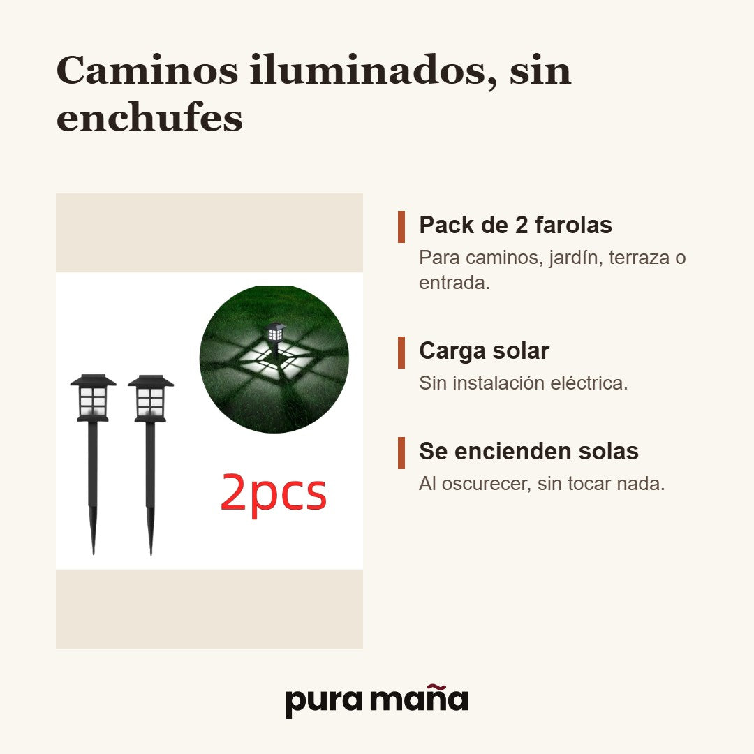 Beneficios de las farolas solares