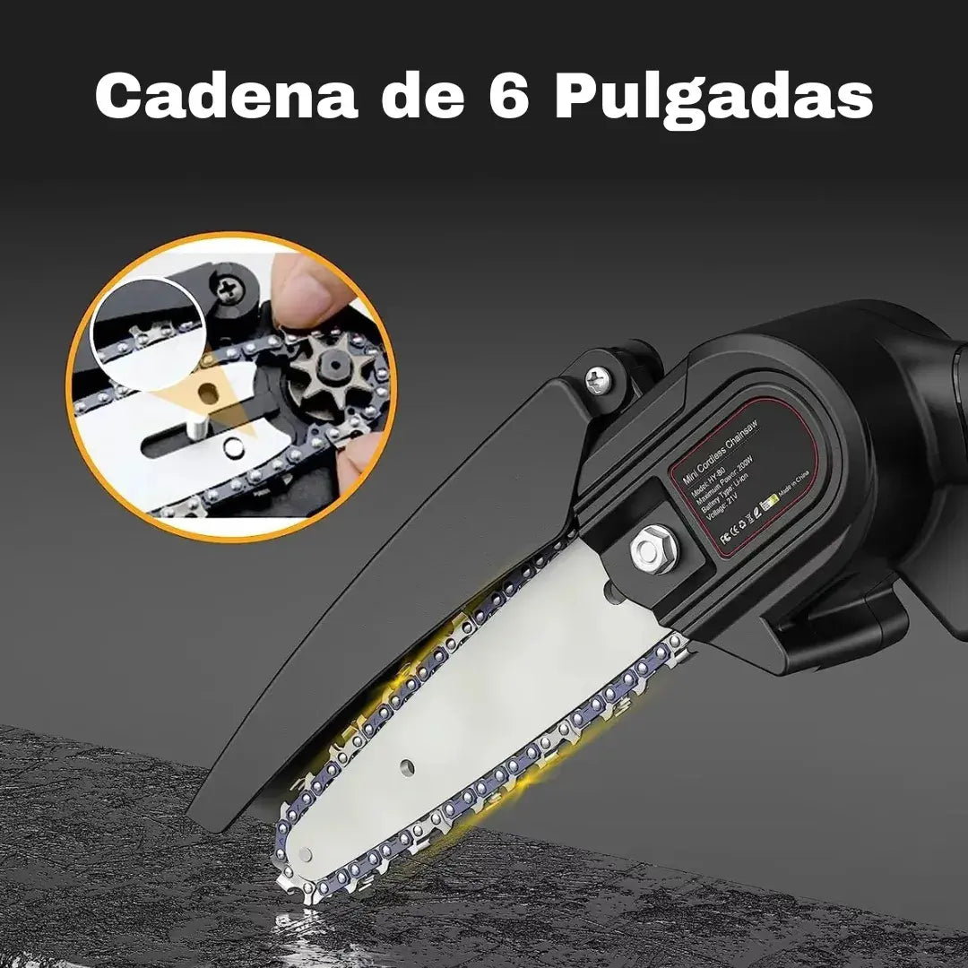 Mini Motosierra Recargable a Batería