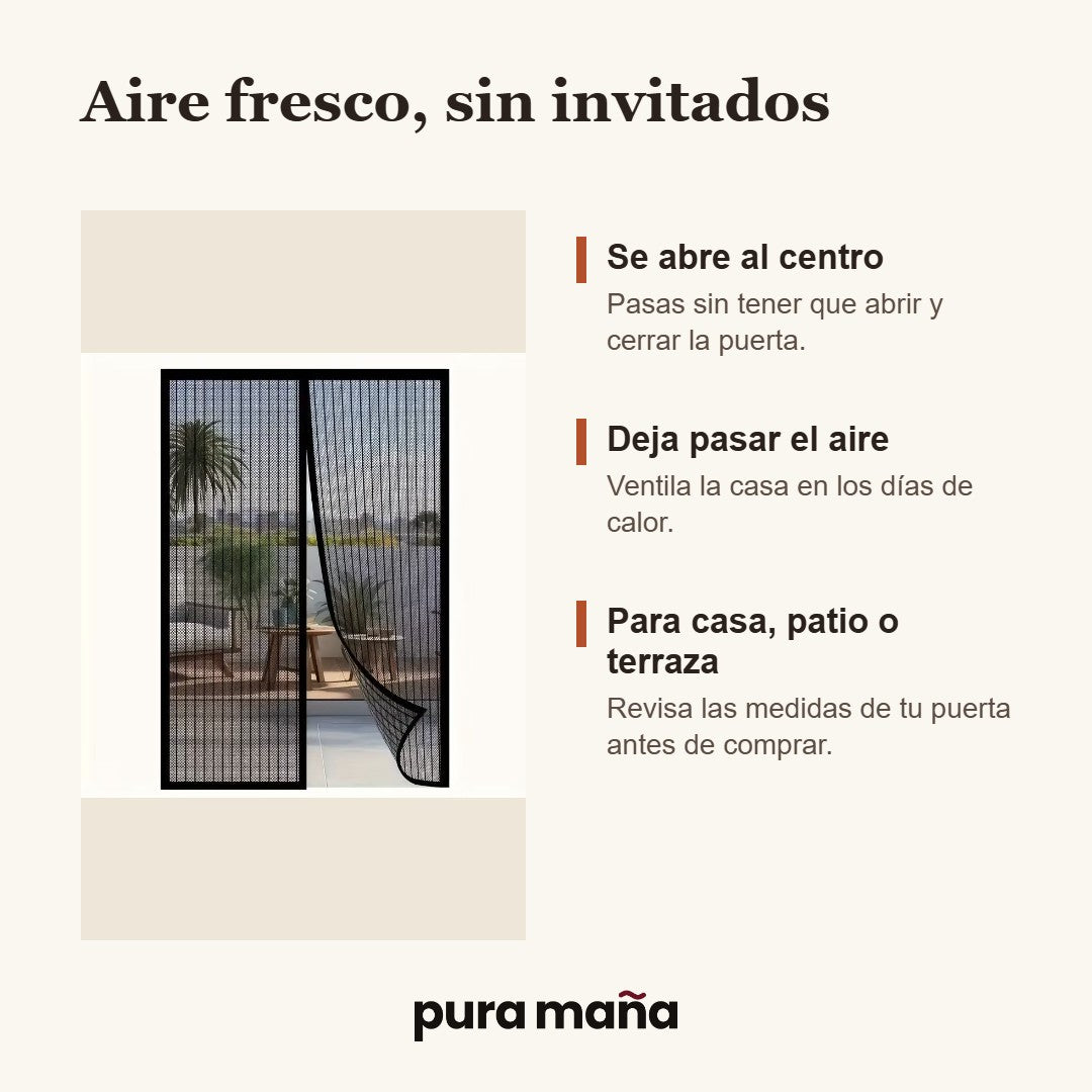 Beneficios de la cortina antimosquitos