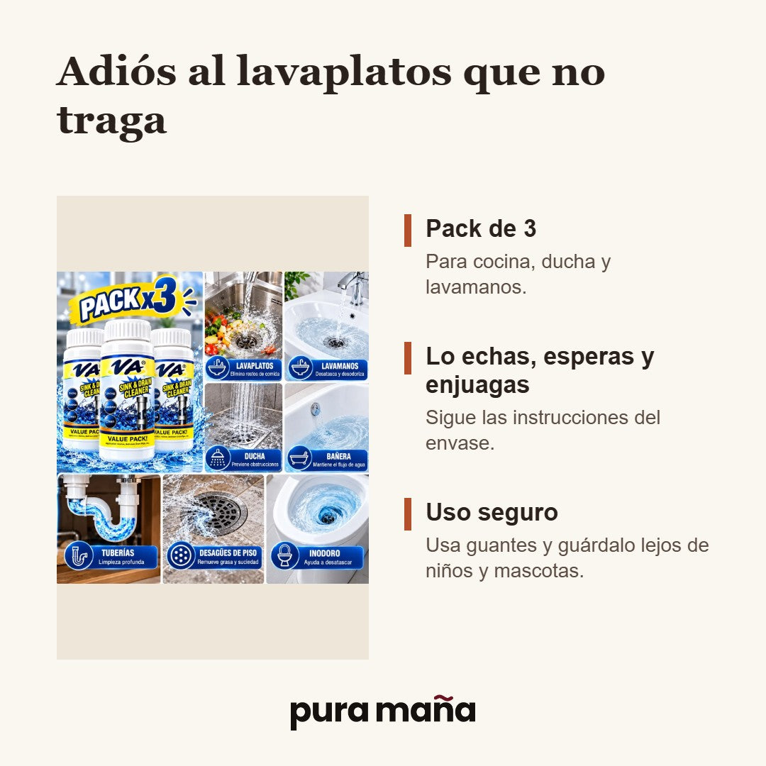 Cómo usar el polvo limpiador