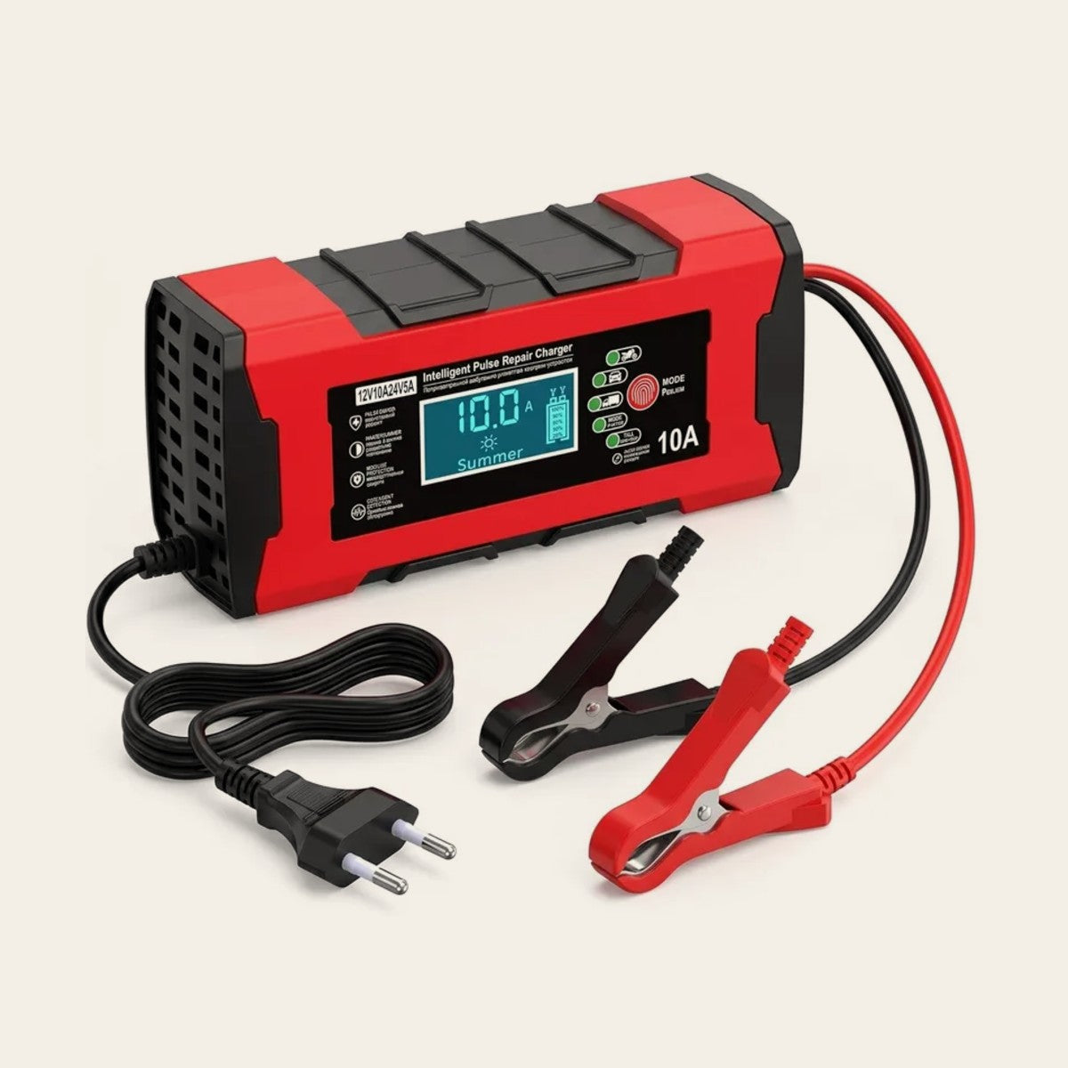 Cargador de batería de auto 12V
